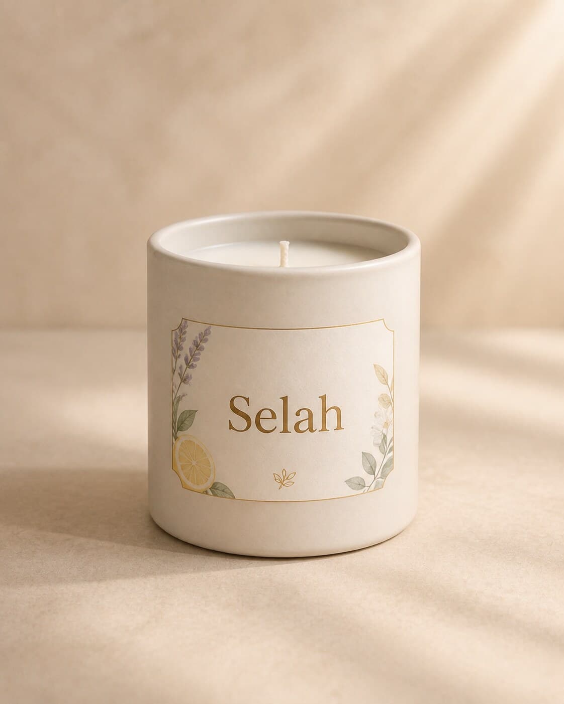 Selah — Lavender, oakmoss, and quiet reflection.