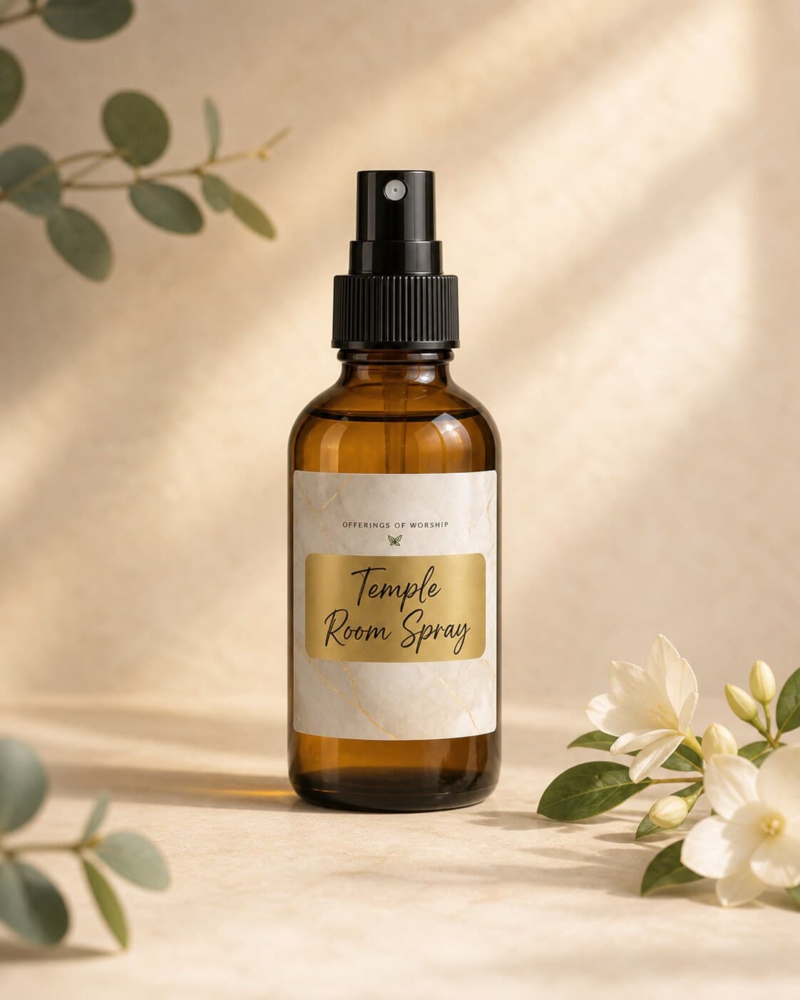 Temple Room Spray — Instant atmosphere in one mist.